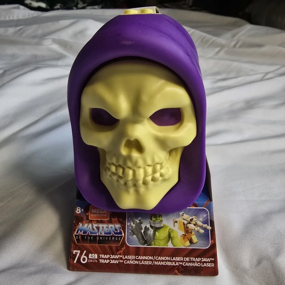 Mega Construx Masters Of The Universe Trap Jaw Laser Cannon Skeletor Skull Toy